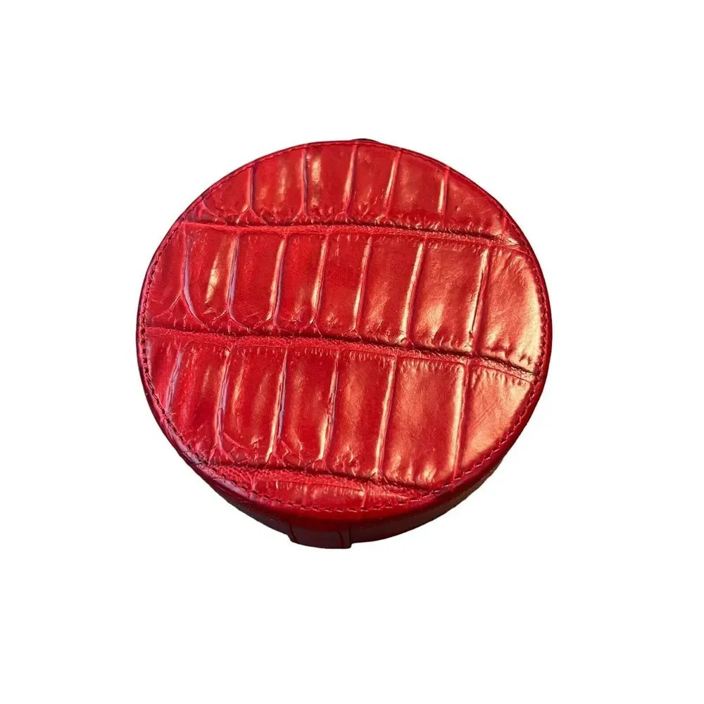 Red Round keepsake‎ Storage Box 4